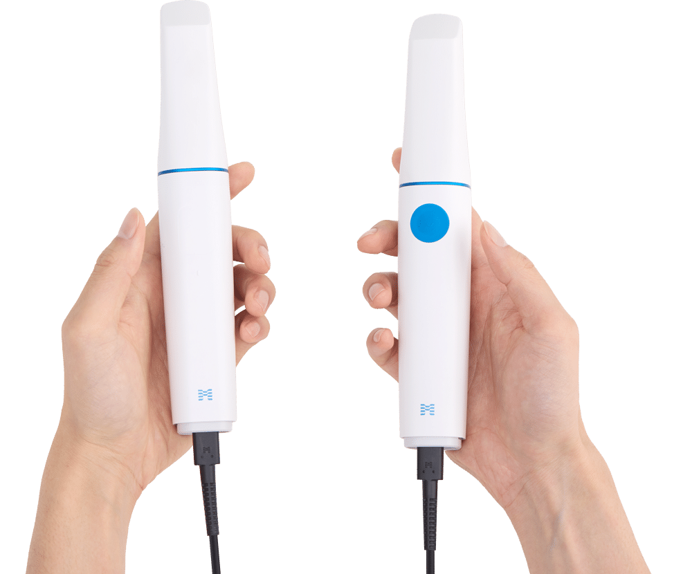 Medit i900 Classic Front and Back View in Hand Square