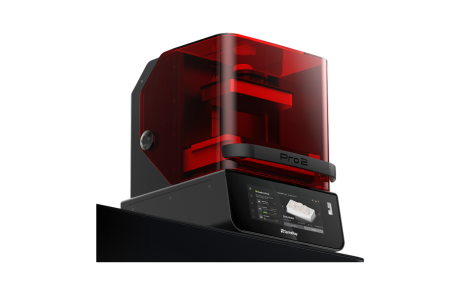 SprintRay Pro 2 front printer and interface display