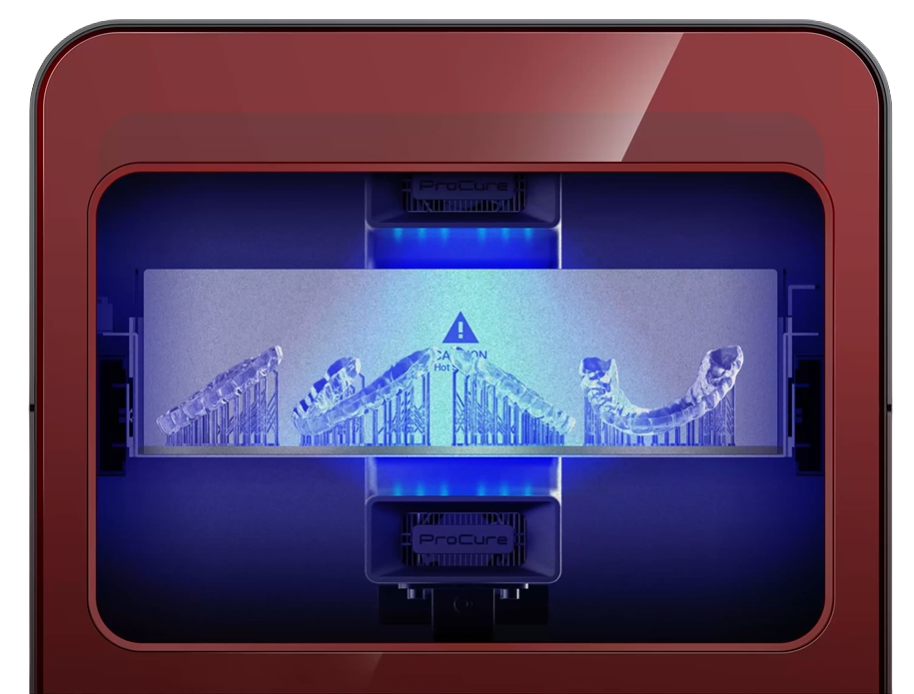 SprintRay ProCure 2 Internal Curing Platform with Dental Models SprintRay ProCure 2 internal platform with dental models